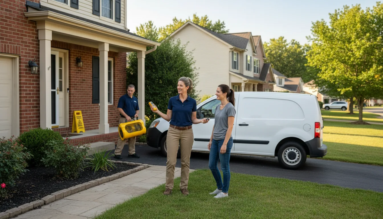 Water restoration image for Water Damage & Restoration Services in Corona, CA